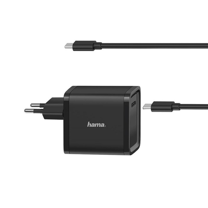 Hama Nätdel Notebook USB-C 100-240V 5-20V/45W ryhmässä TIETOKOONET & TARVIKKEET / Kaapelit & Sovittimet / Sähkökaapelit @ TP E-commerce Nordic AB (38-91861)