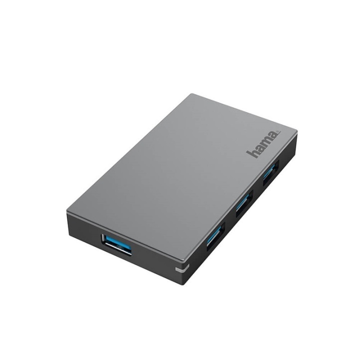 Hama Hub USB-A 3.0 4x Portar 5 Gbit/s ryhmässä TIETOKOONET & TARVIKKEET / Tietokonetarvikkeet / USB-telakat @ TP E-commerce Nordic AB (38-91880)