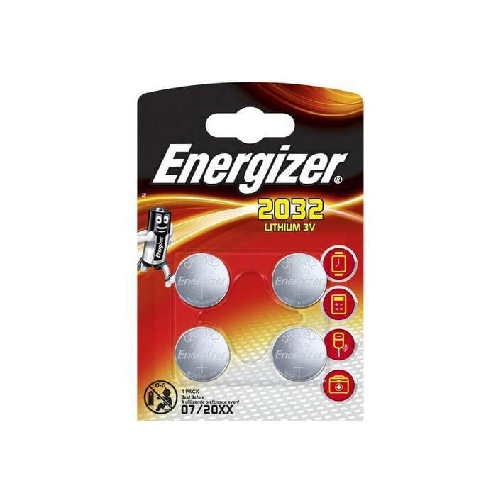 ENERGIZER Paristo CR2032 Litium 4-pack ryhmässä KODINELEKTRONIIKKA / Paristot & Laturit / Akut / Nappiparistot @ TP E-commerce Nordic AB (38-92064)
