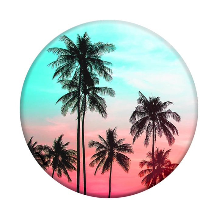 PopSockets Tropical Sunset Avtagbart Grip med Ställfunktion ryhmässä ÄLYPUHELIMET JA TABLETIT / Muut tarvikkeet / Popsockets @ TP E-commerce Nordic AB (38-92125)