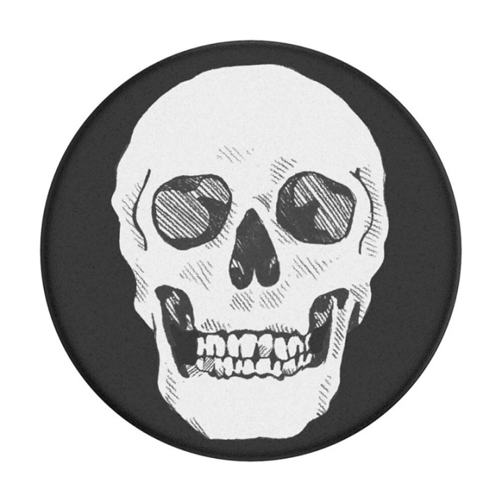 POPSOCKETS Shaky Bones White Irrotettava Grip Telinetoiminnolla ryhmässä ÄLYPUHELIMET JA TABLETIT / Muut tarvikkeet / Popsockets @ TP E-commerce Nordic AB (38-92128)