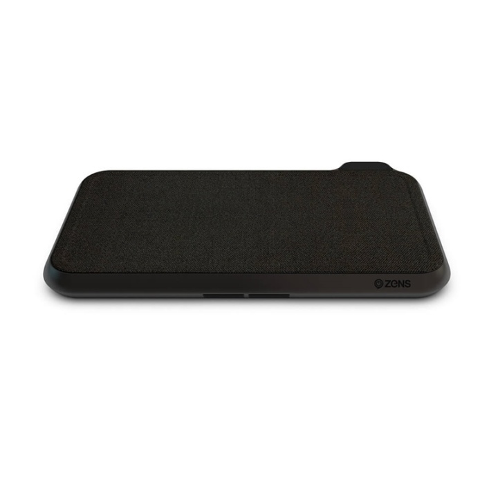 Zens Dual Bordsladdare QI Liberty 16 coils 2x15W Fabric Surface (Apple & Samsung QC) ryhmässä ÄLYPUHELIMET JA TABLETIT / Laturit & Kaapelit / Qi Langaton laturi @ TP E-commerce Nordic AB (38-92376)