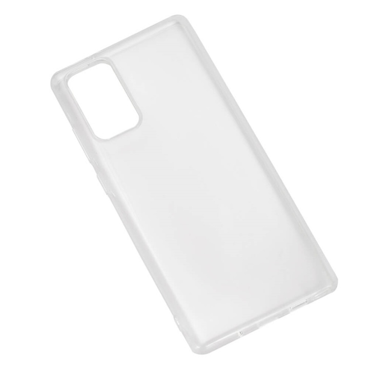 Gear Suojakuori TPU Läpinäkyvä - Samsung Note 20 5G ryhmässä ÄLYPUHELIMET JA TABLETIT / Puhelimen suojakotelo / Samsung @ TP E-commerce Nordic AB (38-92424)