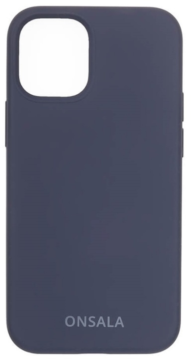 ONSALA Suojakuori Silikooni Cobalt Blue - iPhone 12 Mini ryhmässä ÄLYPUHELIMET JA TABLETIT / Puhelimen suojakotelo / Apple / iPhone 12 Mini / Kuoret @ TP E-commerce Nordic AB (38-92443)