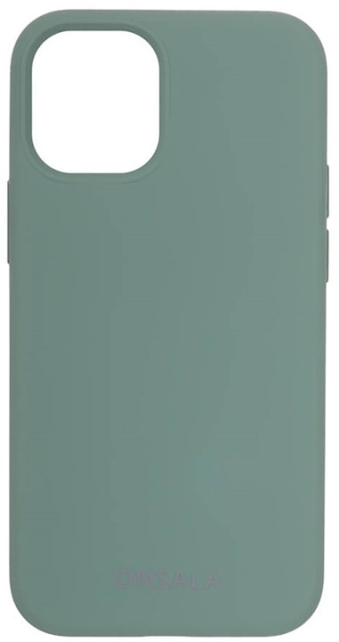 ONSALA Suojakuori Silikooni Pine Green - iPhone 12 Mini ryhmässä ÄLYPUHELIMET JA TABLETIT / Puhelimen suojakotelo / Apple / iPhone 12 Mini / Kuoret @ TP E-commerce Nordic AB (38-92445)