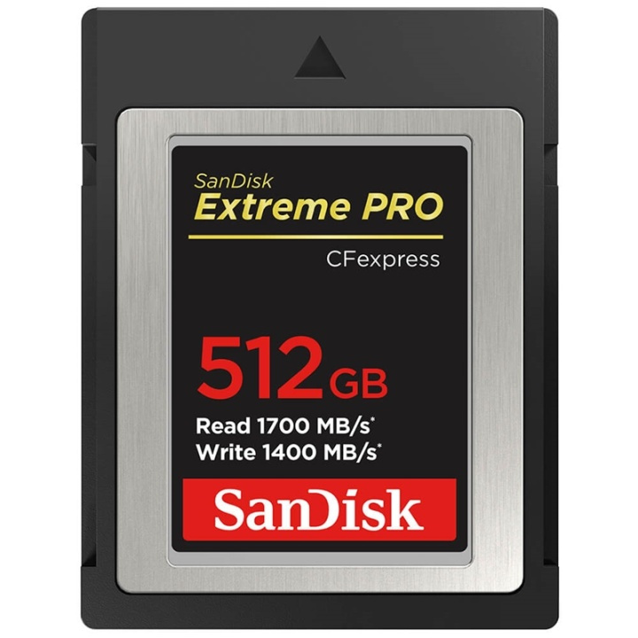 SANDISK Cfexpress Extreme PRO 512GB 1700MB/s 1400MB/s ryhmässä KODINELEKTRONIIKKA / Tallennusvälineet / Muistikortit / CFExpress @ TP E-commerce Nordic AB (38-92503)