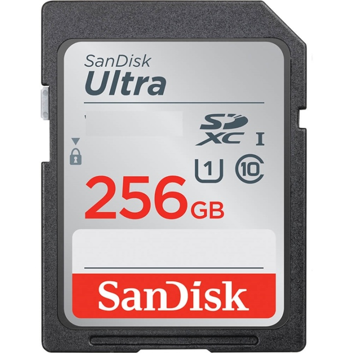 SANDISK Muistikortti SDXC Ultra 256GB 120MB/s ryhmässä KODINELEKTRONIIKKA / Tallennusvälineet / Muistikortit / SD/SDHC/SDXC @ TP E-commerce Nordic AB (38-92511)