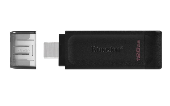Kingston pendrive DT70 (128GB | USB-C) ryhmässä KODINELEKTRONIIKKA / Tallennusvälineet / USB-muistitikku / USB 3.2 @ TP E-commerce Nordic AB (38-92615)