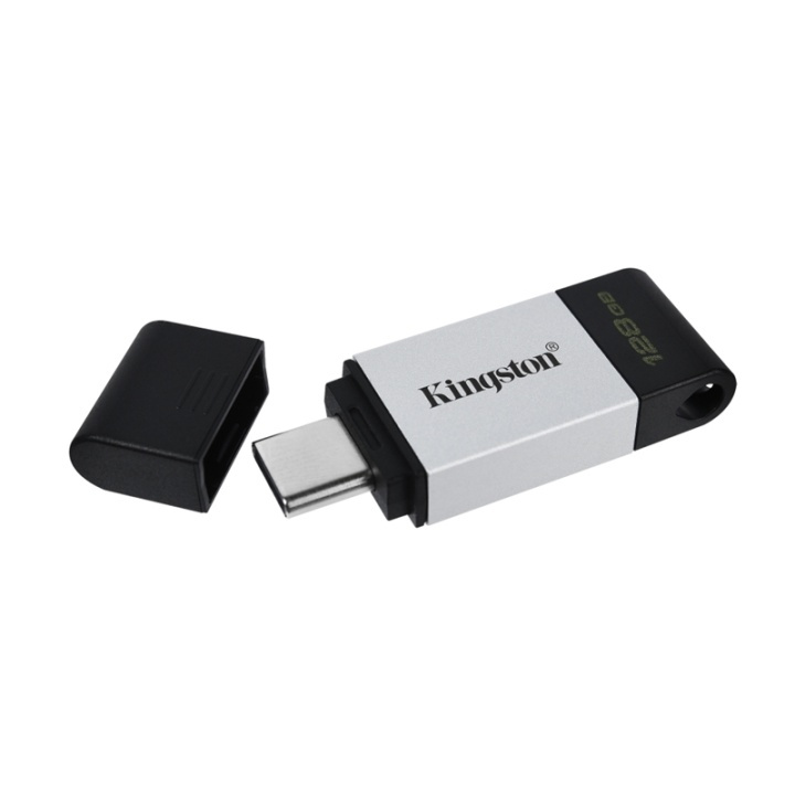 Kingston pendrive DT80 (128GB | USB-C) ryhmässä KODINELEKTRONIIKKA / Tallennusvälineet / USB-muistitikku / USB 3.1 @ TP E-commerce Nordic AB (38-92617)