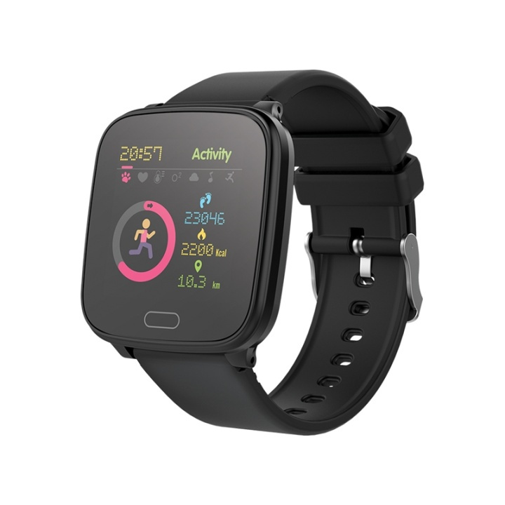 Smartwatch Forever IGO JW-100, Svart ryhmässä URHEILU, VAPAA-AIKA JA HARRASTUS / Urheilu- ja sykekellot / Smartwatch lapsille @ TP E-commerce Nordic AB (38-92669)