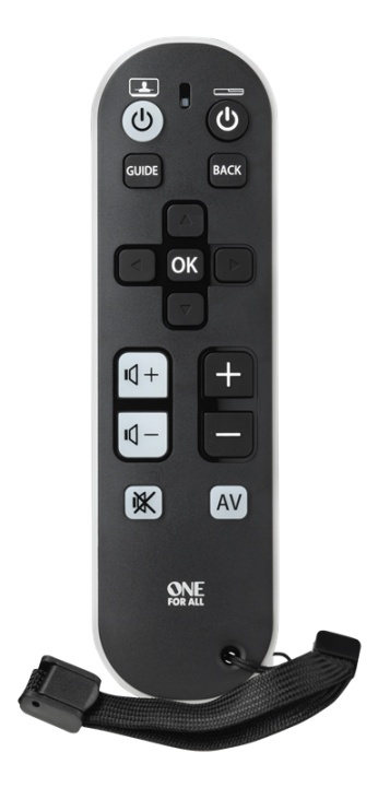 One For All URC 6810 Universal Remote Control Zapper, TV ryhmässä KODINELEKTRONIIKKA / Ääni & Kuva / TV & Tarvikkeet / Kaukosäätimet @ TP E-commerce Nordic AB (38-92826)