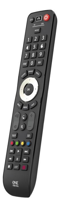 One For All URC 7125 Universal Remote Control Evolve 2 ryhmässä KODINELEKTRONIIKKA / Ääni & Kuva / TV & Tarvikkeet / Kaukosäätimet @ TP E-commerce Nordic AB (38-92829)