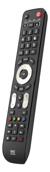 One For All URC 7145 Universal Remote Control - Evolve 4 ryhmässä KODINELEKTRONIIKKA / Ääni & Kuva / TV & Tarvikkeet / Kaukosäätimet @ TP E-commerce Nordic AB (38-92830)