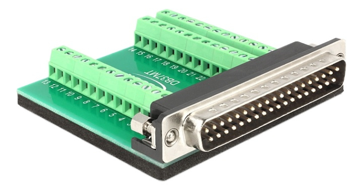 Delock Adapter Sub-D 37 pin male > Terminal Block 39 pin ryhmässä TIETOKOONET & TARVIKKEET / Kaapelit & Sovittimet / Sähkökaapelit @ TP E-commerce Nordic AB (38-92988)