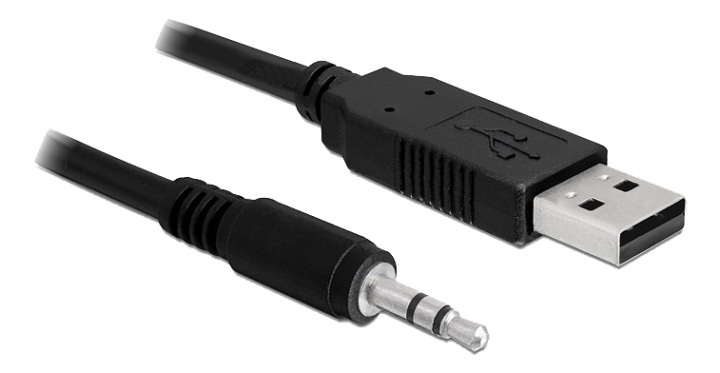 Delock Konverter USB 2.0 Typ-A Stecker zu Seriell TTL 3,5 mm 3 Pin Kli ryhmässä KODINELEKTRONIIKKA / Kaapelit & Sovittimet / Analoginen ääni / Sovittimet @ TP E-commerce Nordic AB (38-92990)