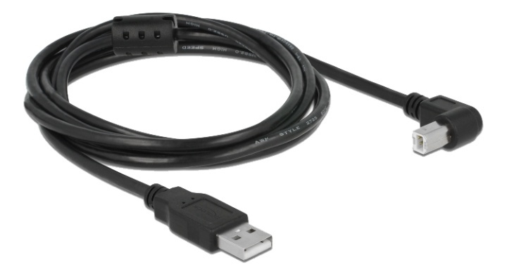 Delock Kabel USB 2.0 Typ-A Stecker > USB 2.0 Typ-B Stecker gewinkelt 2 ryhmässä TIETOKOONET & TARVIKKEET / Kaapelit & Sovittimet / USB / USB-A / Sovittimet @ TP E-commerce Nordic AB (38-92991)