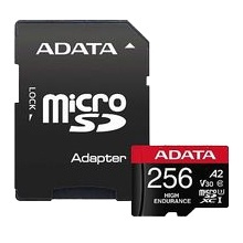 ADATA 256GB UHS-I U3 V30S(R:100MB/s/W:70MB/s) HIGH MicroSD w/adapter ryhmässä KODINELEKTRONIIKKA / Tallennusvälineet / Muistikortit / MicroSD/HC/XC @ TP E-commerce Nordic AB (38-93004)