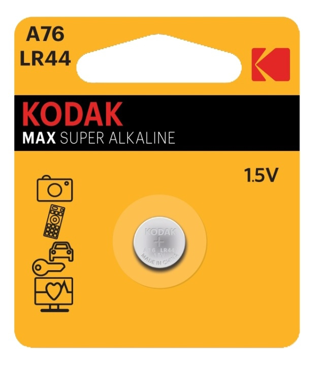 Kodak ULTRA alkaline A76 battery (1 pack) ryhmässä KODINELEKTRONIIKKA / Paristot & Laturit / Akut / Nappiparistot @ TP E-commerce Nordic AB (38-93094)
