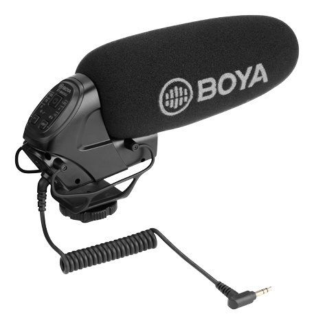 BOYA Super-cardioid Shotgun Microphone ryhmässä KODINELEKTRONIIKKA / Ääni & Kuva / Kädessä pidettävät mikrofonit @ TP E-commerce Nordic AB (38-93100)