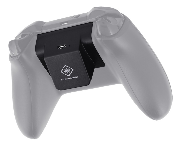 DELTACO GAMING Xbox One -ohjaimen akku, ladataan langattomasti, musta ryhmässä KODINELEKTRONIIKKA / Pelikonsolit & Tarvikkeet / Xbox One / Tarvikkeet @ TP E-commerce Nordic AB (38-93300)