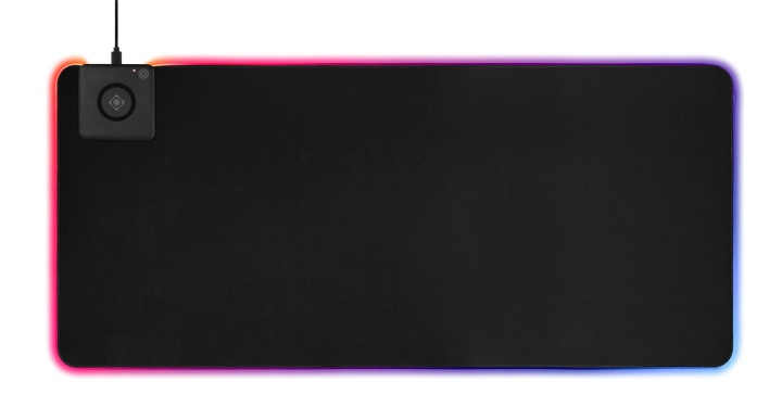 DELTACO GAMING RGB-hiirimatto, langaton pikalataus, 900x400x4mm ryhmässä TIETOKOONET & TARVIKKEET / GAMING / Hiirimatot @ TP E-commerce Nordic AB (38-93304)