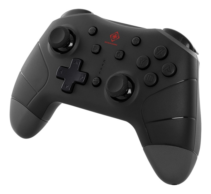 DELTACO GAMING Switchin langaton ohjain, Bluetooth 2.1, musta ryhmässä KODINELEKTRONIIKKA / Pelikonsolit & Tarvikkeet / Nintendo Switch / Tarvikkeet @ TP E-commerce Nordic AB (38-93313)