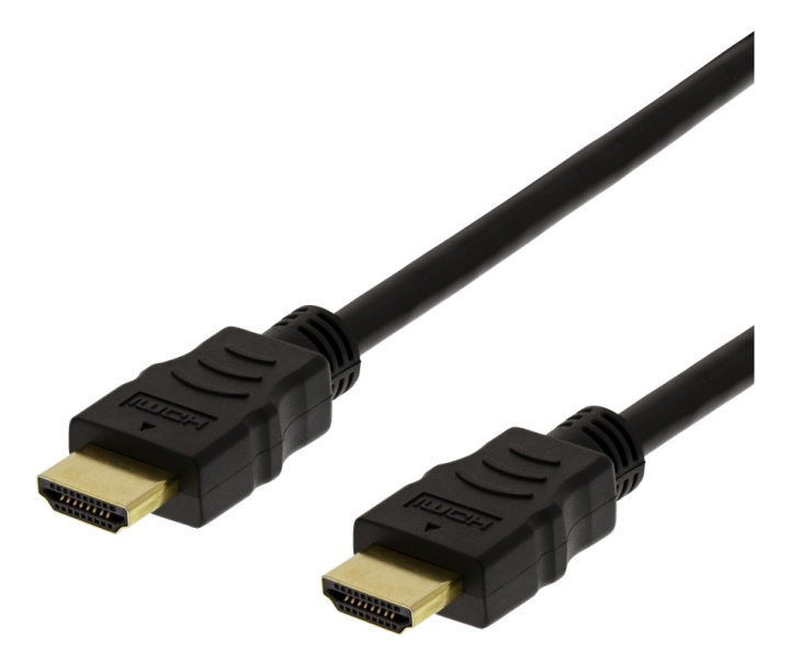 DELTACO taipuisa HDMI-kaapeli, 1m, 4K UHD, musta ryhmässä KODINELEKTRONIIKKA / Kaapelit & Sovittimet / HDMI / Kaapelit @ TP E-commerce Nordic AB (38-93320)