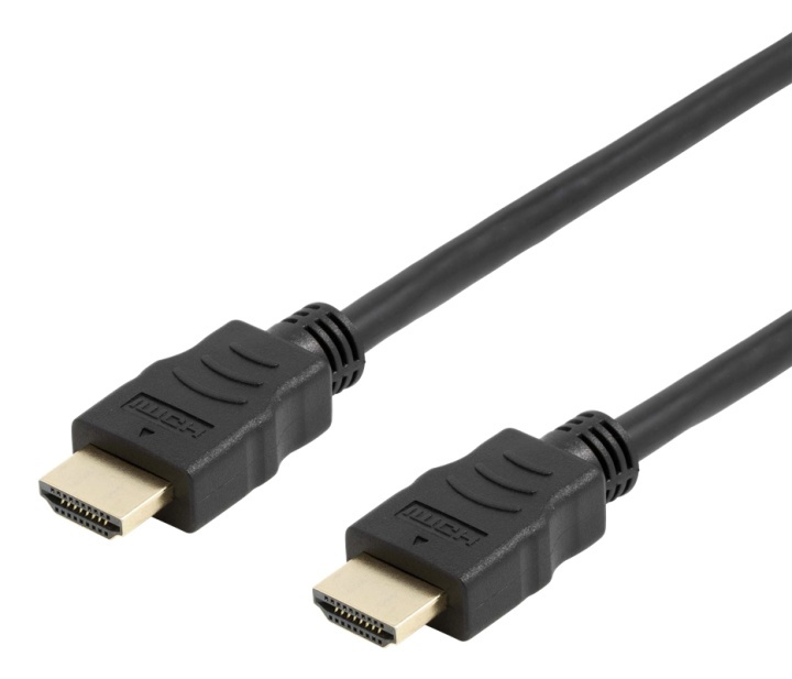 DELTACO taipuisa HDMI-kaapeli, 4K, Ultra HD 60Hz, 2m, musta ryhmässä KODINELEKTRONIIKKA / Kaapelit & Sovittimet / HDMI / Kaapelit @ TP E-commerce Nordic AB (38-93322)