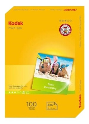Kodak photo gloss A6 (4x6) paper 180gsm (100 pack) ryhmässä KOTI, TALOUS JA PUUTARHA / Toimistotuotteet / Paperit ja vihkot @ TP E-commerce Nordic AB (38-93370)