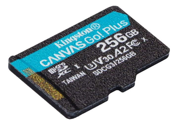 Kingston 256GB microSDXC Canvas Go Plus 170R A2 U3 V30 no Adapter ryhmässä KODINELEKTRONIIKKA / Tallennusvälineet / Muistikortit / MicroSD/HC/XC @ TP E-commerce Nordic AB (38-93406)