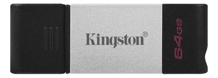 Kingston 64GB USB-C 3.2 Gen 1 DataTraveler 80 ryhmässä KODINELEKTRONIIKKA / Tallennusvälineet / USB-muistitikku / USB 3.2 @ TP E-commerce Nordic AB (38-93421)