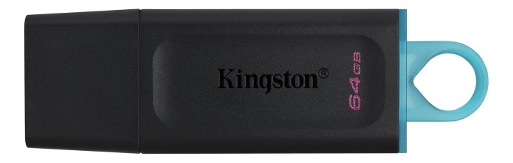 Kingston 64GB USB3.2 Gen 1 DataTraveler Exodia (musta + teal) ryhmässä KODINELEKTRONIIKKA / Tallennusvälineet / USB-muistitikku / USB 3.2 @ TP E-commerce Nordic AB (38-93428)
