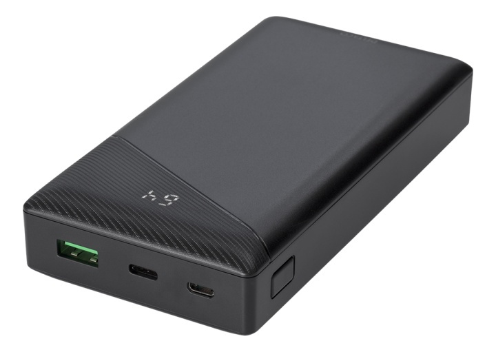 DELTACO varavirtalähde, 20 000 mAh, 1x USB-C PD, 1x USB-A, pikalataus ryhmässä ÄLYPUHELIMET JA TABLETIT / Laturit & Kaapelit / Powerbanks @ TP E-commerce Nordic AB (38-93496)