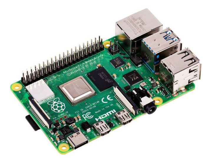 Raspberry Pi 4 Model B, 8 GB RAM ryhmässä TIETOKOONET & TARVIKKEET / Tietokoneen komponentit / Raspberry Pi @ TP E-commerce Nordic AB (38-93512)