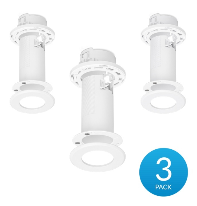 Ubiquiti Recessed ceiling mount for FlexHD Access Point 3pack ryhmässä TIETOKOONET & TARVIKKEET / Verkko / Tukiasemat @ TP E-commerce Nordic AB (38-93626)