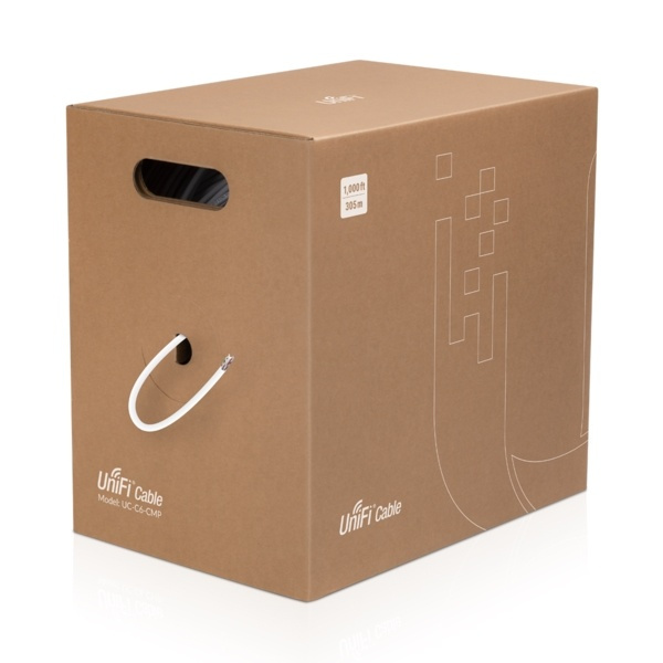 Ubiquiti UniFi Cable Cat6 CMP, 305m, U/UTP, white ryhmässä TIETOKOONET & TARVIKKEET / Kaapelit & Sovittimet / Verkko / Cat6 @ TP E-commerce Nordic AB (38-93631)