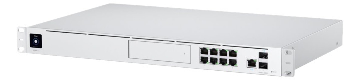 Ubiquiti UniFi Dream Machine Pro reititin, 1U, hopea ryhmässä TIETOKOONET & TARVIKKEET / Kaapelit & Sovittimet / Adapterit @ TP E-commerce Nordic AB (38-93634)