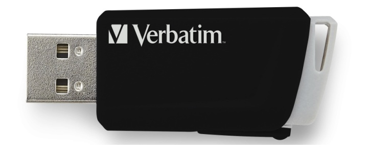 Verbatim Store \'n\' Click, USB-muisti, 32GB, musta ryhmässä KODINELEKTRONIIKKA / Tallennusvälineet / USB-muistitikku / USB 3.0 @ TP E-commerce Nordic AB (38-93666)