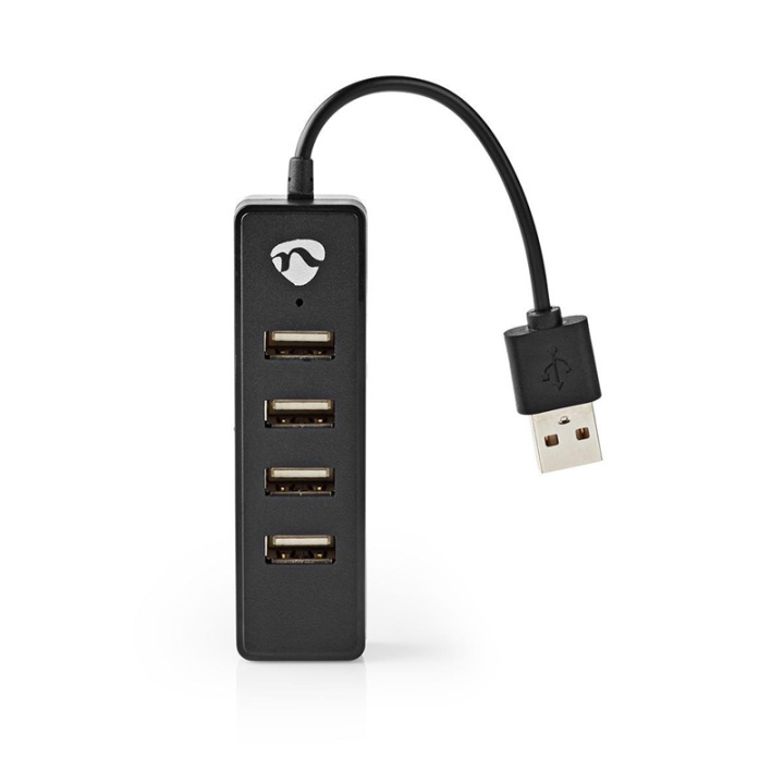 Nedis USB-keskitin | USB-A Uros | 4x USB A Female | 4-Porttinen port(s) | USB 2.0 | USB Virta ryhmässä TIETOKOONET & TARVIKKEET / Tietokonetarvikkeet / USB-telakat @ TP E-commerce Nordic AB (38-93810)