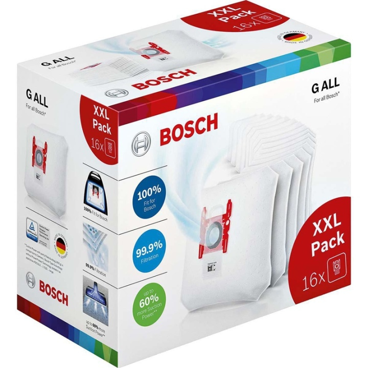 bosch Pölypussi Bosch Type G ryhmässä KOTI, TALOUS JA PUUTARHA / Siivoustuotteet / Imurit & Tarvikkeet / Tarvikkeet / Pölynimurin pussit @ TP E-commerce Nordic AB (38-93985)