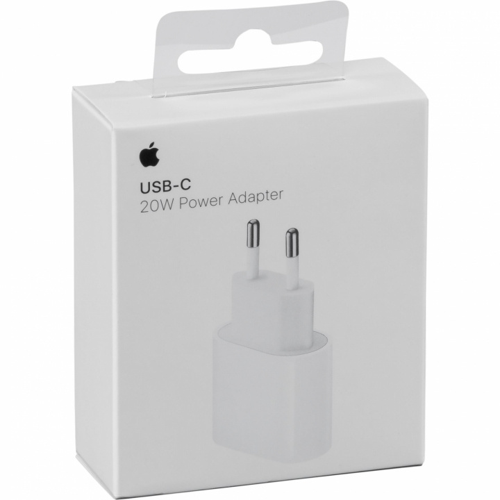 Apple (MHJE3ZM/A) USB-C, Virtalähde, Seinälaturi, 20W, Valkoinen ryhmässä ÄLYPUHELIMET JA TABLETIT / Laturit & Kaapelit / Seinälaturi / Seinälaturi Type C @ TP E-commerce Nordic AB (38-94047)