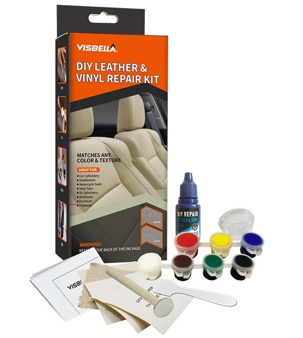 Visbella Reparationssats för läder och vinyl, olika färger ryhmässä AUTO / Auton puhdistus @ TP E-commerce Nordic AB (38-94064)