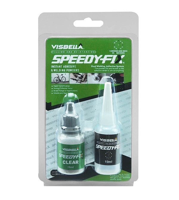 Visbella Speedy Fix - Nopea kiinnitys useimmille materiaaleille - Läpinäkyvä ryhmässä URHEILU, VAPAA-AIKA JA HARRASTUS / Harrastus / Muovimallit / Liima @ TP E-commerce Nordic AB (38-94068)