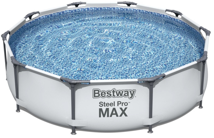 Bestway Steel Pro MAX, 3,05 m diameter, 4678 Liter ryhmässä KOTI, TALOUS JA PUUTARHA / Puutarhatuotteet / Uima-allas & Tarvikkeet / Pooler @ TP E-commerce Nordic AB (38-94078)