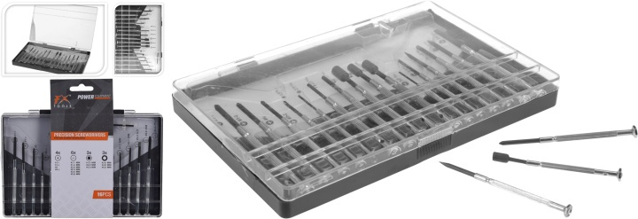 FX Tools, ruuvimeisselipakkaus, 16 kappaletta ryhmässä KOTI, TALOUS JA PUUTARHA / Työkalut & Tee itse / Muut Työkalut & Tarvikkeet @ TP E-commerce Nordic AB (38-94093)