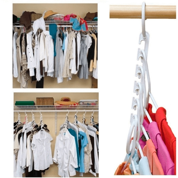 Järjestelytakki 8-pack ryhmässä KOTI, TALOUS JA PUUTARHA / Sisustus / Säilytys @ TP E-commerce Nordic AB (38-94226)