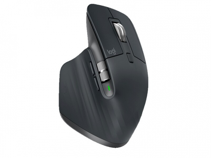 Logitech MX Master 3S - Mus - Trådlös - Bluetooth, 2,4 GHz, Grafit ryhmässä TIETOKOONET & TARVIKKEET / Hiiret & Näppäimistöt / Hiiret / Langattomat @ TP E-commerce Nordic AB (38-94317)