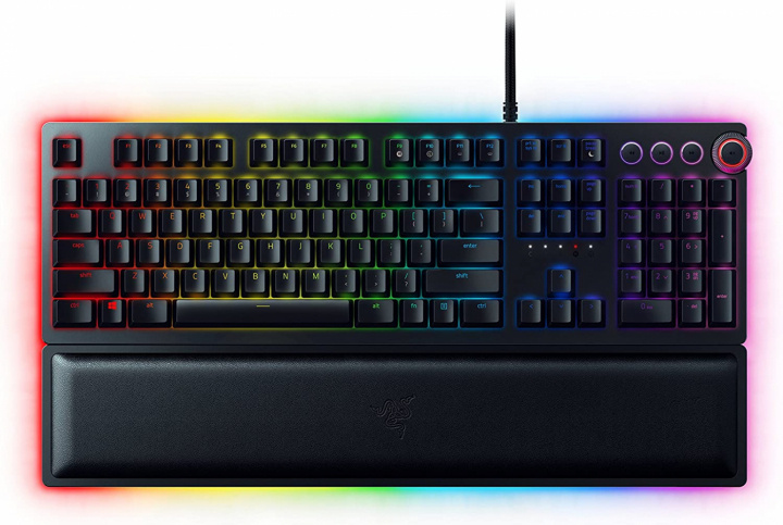 Razer Huntsman Elite Gaming (Nordisk Layout) ryhmässä TIETOKOONET & TARVIKKEET / GAMING / Näppäimistöt @ TP E-commerce Nordic AB (38-94475)
