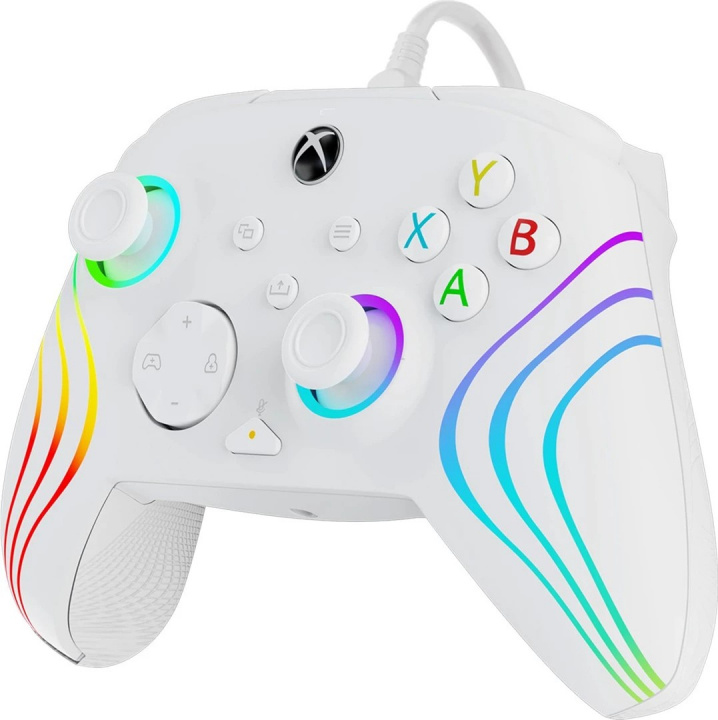 PDP Afterglow Wave Trådad Spelkontroll för Xbox & Windows 10/11 ryhmässä KODINELEKTRONIIKKA / Pelikonsolit & Tarvikkeet / Xbox Series X / Tarvikkeet @ TP E-commerce Nordic AB (38-94548)