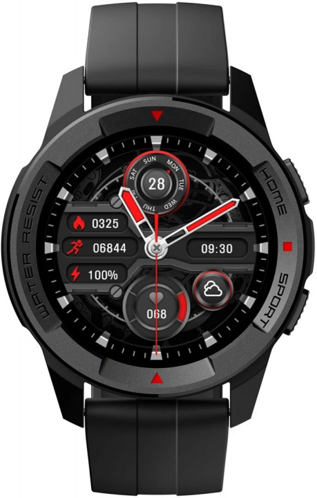 Mibro X1 Black Sportig smartwatch med Amoled HD-skärm & hälsofunktioner ryhmässä URHEILU, VAPAA-AIKA JA HARRASTUS / Urheilu- ja sykekellot / Älykellot @ TP E-commerce Nordic AB (38-94551)